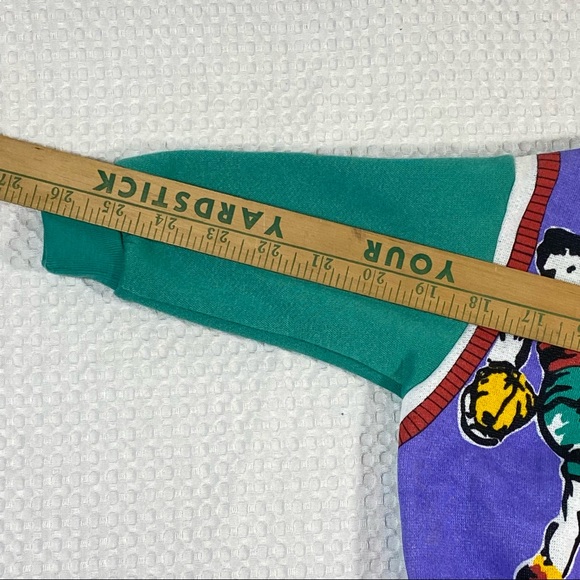 NWT Vintage QUACKERS Super Star Basketball Sweater Shirt; Toddler/ Infant Sz 12 - Picture 6 of 12